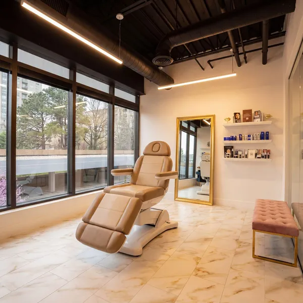Luxury treatment room interior